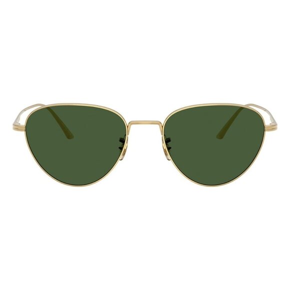New OLIVER PEOPLES Gold Cat Eye OV1357S 5332/71 Sunglasses Women - Picture 2 of 6